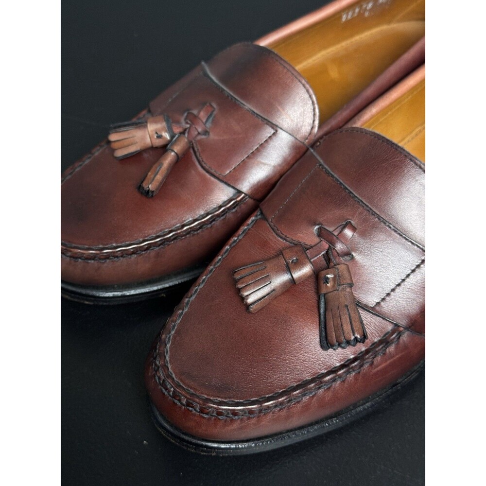 Allen Edmonds Brown Leather Tassel Loafers